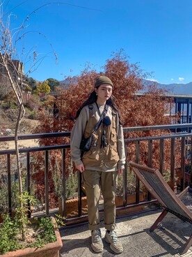 「Mania（マニア）のアイテム」を使った、tingさん（レディース・171cm）の冬コーディネート