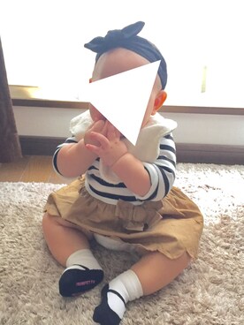 co_riさん（キッズ・70cm）の冬コーディネート