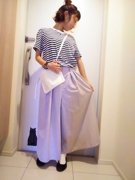 「レプシィム(LEPSIM)」｜「アイテム（腕時計）」を使った、ka.kさん（レディース・151cm）の秋コーディネート
