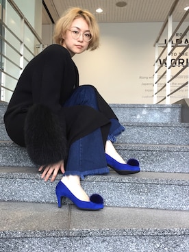 「STUDIOUS（ステュディオス）のアイテム（シューズ）」を使った、Shizuka Natoriさん（レディース・165cm）の夏コーディネート