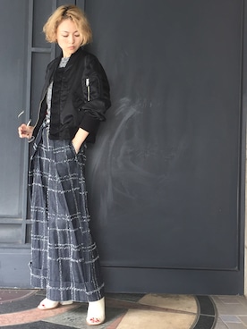 Shizuka Natoriさん（レディース・165cm）の夏コーディネート