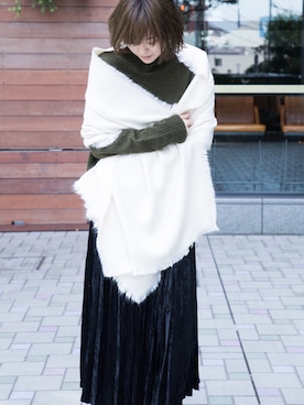「STUDIOUS SELECT（ステュディオスセレクト）のアイテム」を使った、Shizuka Natoriさん（レディース・165cm）の秋コーディネート