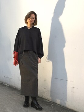 Shizuka Natoriさん（レディース・165cm）の秋コーディネート