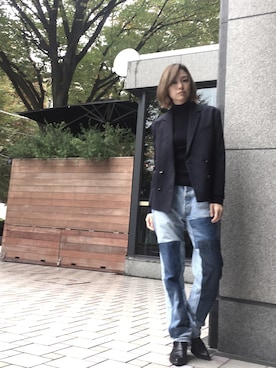 「STUDIOUS SELECT(STUDIOUS SELECT)」｜「アイテム（ワンピース/ドレス）」を使った、Shizuka Natoriさん（レディース・165cm）の秋コーディネート