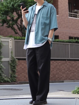「2018マイベストコーデ」｜「アイテム（財布/小物）」を使った、コウさん（メンズ・171cm）の夏コーディネート