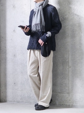 「Dr. Martens（ドクターマーチン）の［UNISEX/ユニセックス］Dr.Martens ドクターマーチン 3EYE GIBSON 1461 MONO 3ホール ギブソン シューズ（ドレスシューズ）」を使った、コウさん（メンズ・171cm）の冬コーディネート