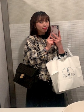 「chanel」｜「アイテム（その他アウター）」を使った、yukita さん（レディース・160cm）の春コーディネート