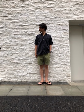 「UGG（アグ）のアイテム」を使った、makoto takahashiさん（メンズ・172cm）の夏コーディネート