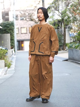 「F/CE. （エフシーイー）のアイテム」を使った、makoto takahashiさん（メンズ・172cm）の春コーディネート