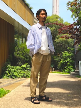 「F/CE. （エフシーイー）のアイテム」を使った、makoto takahashiさん（メンズ・172cm）の春コーディネート