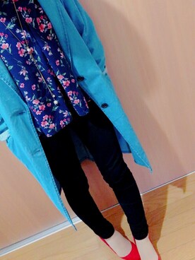 「PRIMA（プリマ）のアイテム」を使った、わたこ(新旧MIXコーデ)さん（レディース・156cm）の春コーディネート