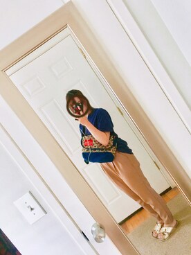 「Mossimo（モッシモ）のアイテム（シューズ）」を使った、なつ☺︎さん（レディース・152cm）の夏コーディネート