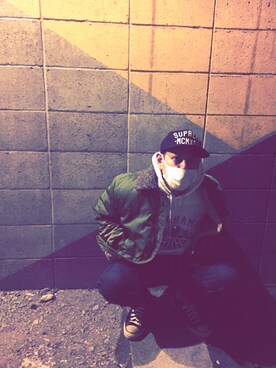 「WILL（ウィル）のアイテム（アクセサリー）」を使った、Yu-shin045さん（メンズ・165cm）の冬コーディネート