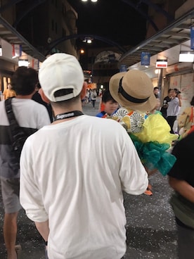 「お祭り」｜「アイテム（その他）」を使った、Yu-shin045さん（メンズ・166cm）の夏コーディネート