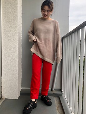 チーさん（レディース・163cm）の春コーディネート