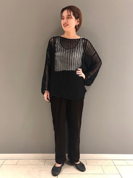 「ジーナシス」｜「アイテム（パンプス）」を使った、チーさん（レディース・163cm）の夏コーディネート