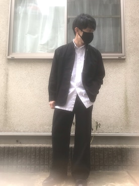 「レディース」｜「アイテム（カバーオール）」を使った、ゆうたさん（メンズ・163cm）の冬コーディネート