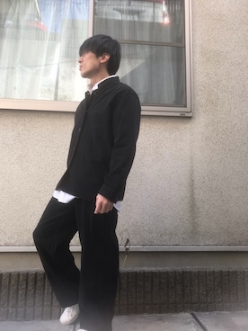 「チョコ色に染まれ」｜「アイテム（カバーオール）」を使った、ゆうたさん（メンズ・163cm）の冬コーディネート