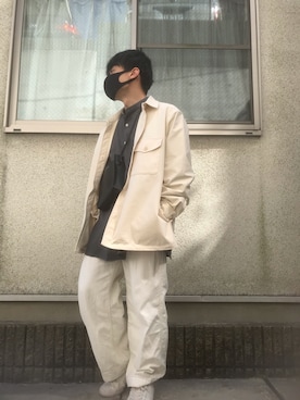 「the case（ザケース）のアイテム」を使った、ゆうたさん（メンズ・163cm）の春コーディネート