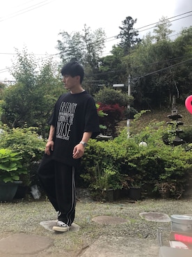 「guundercover」｜「アイテム（アクセサリー）」を使った、ゆうたさん（メンズ・163cm）の春コーディネート