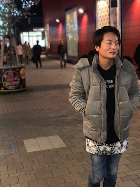 「FUGA（フーガ）のアイテム（ジャケット/アウター）」を使った、HIROTOさん（メンズ・165cm）の冬コーディネート