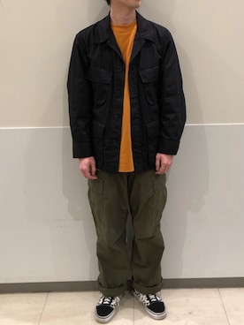 ファッションのインスピレーション 上ユニクロ ミリタリー ジャケット メンズ