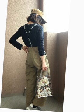 「Daniel Wellington（ダニエルウェリントン）の販売終了クラシックペティット アッシュフィールド32mm（アナログ腕時計）」を使った、みかんさん（レディース・148cm）の春コーディネート