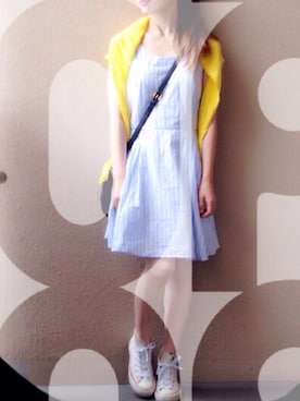 「ポニーテール」｜みかんさん（レディース・147cm・30代）の夏コーディネート