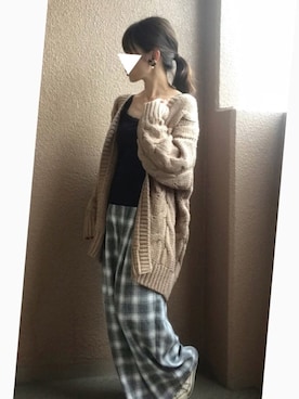 「アイテム（ブラジャー）」を使った、みかんさん（レディース・148cm）の秋コーディネート