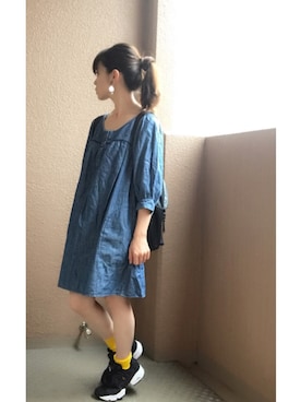 「ポニーテール」｜みかんさん（レディース・148cm・30代）の秋コーディネート