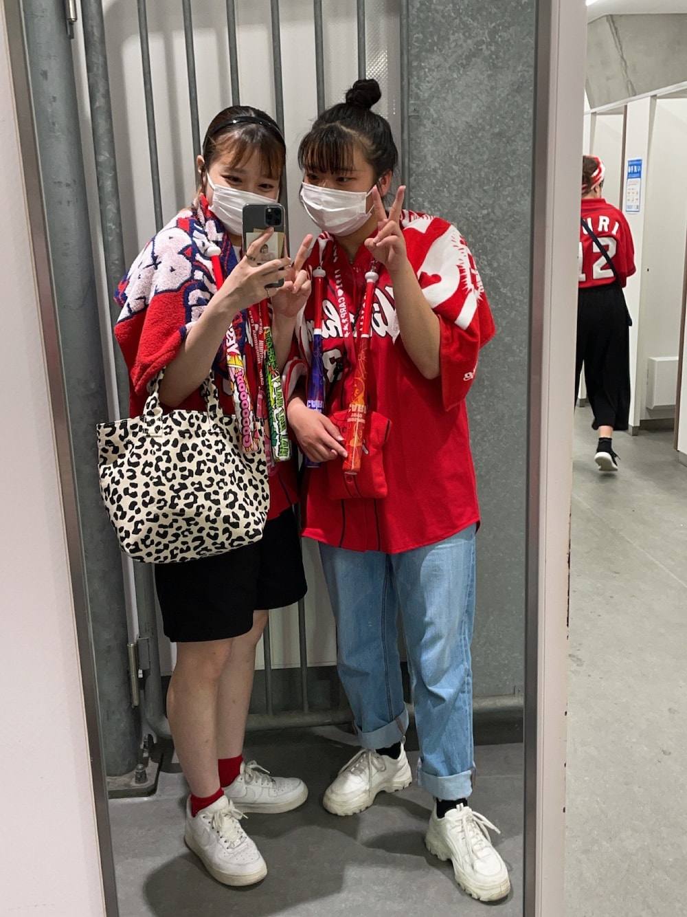「野球観戦、カープ女子、こいほー、おしゃれさんと繋がりたい、夏コーデ」｜「GUのアイテム（パンツ、ブラック系）」を使った、MEさん（レディース・155cm）の夏コーディネートの1枚目の写真