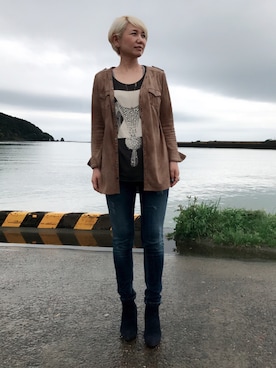 「sass＆bide（サスアンドバイド）のアイテム」を使った、アキコさん（レディース・163cm）の春コーディネート