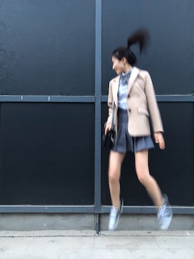 「Mo&Co.（モーアンドコー）のアイテム（フォーマルスーツ/小物）」を使った、MC babybearさん（レディース・165cm）の春コーディネート