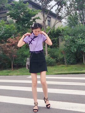 「Cheongsam」｜MC babybearさん（レディース・165cm）の夏コーディネート