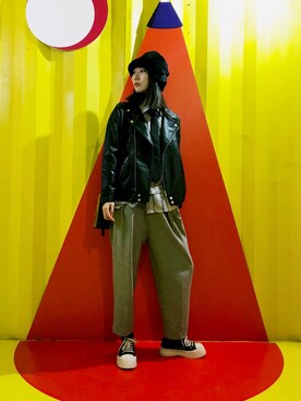 「necktie」｜MC babybearさん（レディース・165cm）の冬コーディネート