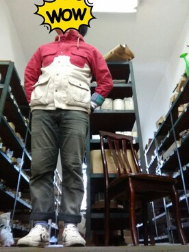 「PENFIELD USA（ペンフィールドユーエスエー）のアイテム（ジャケット/アウター）」を使った、TCRさん（メンズ・170cm）の春コーディネート