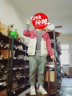 「PENFIELD USA（ペンフィールドユーエスエー）のアイテム（ジャケット/アウター）」を使った、TCRさん（メンズ・170cm）の春コーディネート