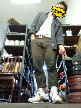 「PENFIELD USA（ペンフィールドユーエスエー）のアイテム（シャツ/ブラウス）」を使った、TCRさん（メンズ・170cm）の春コーディネート