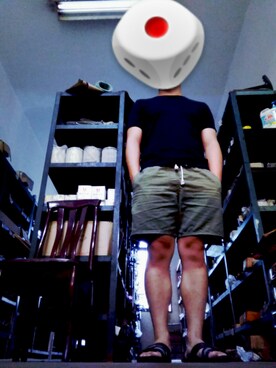 「Levi's（リーバイス）のアイテム（その他シューズ）」を使った、TCRさん（メンズ・170cm）の夏コーディネート