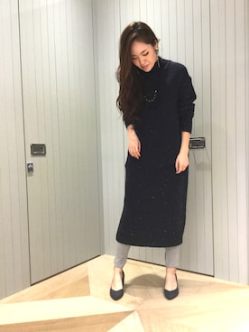 「SOFFITTO（ソフィット）のアイテム」を使った、さくらさん（レディース・165cm）の秋コーディネート