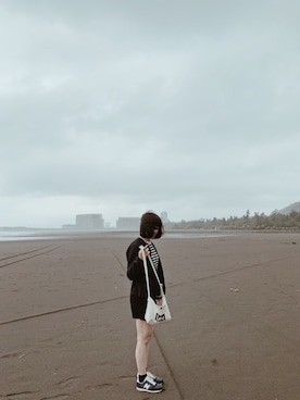 「PULL&BEAR（プルアンドベア）のアイテム（スカート）」を使った、Zさん（レディース・161cm）の春コーディネート