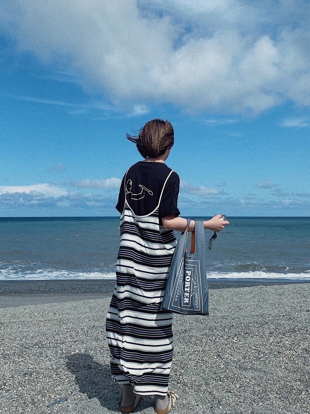 「yilan、Taiwan、summer」｜「TOKYO CULTUART by BEAMSの平山昌尚(HIMAA) / Artist Tシャツ（Tシャツ/カットソー、ホワイト系）」を使った、Zさん（レディース・161cm）の夏コーディネートの1枚目の写真