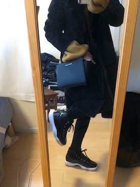 「airjordan11」｜mio mioさん（レディース・162cm）の冬コーディネート