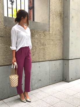 「Aco Design（アコデザイン）のアイテム」を使った、Ameri★さん（レディース・164cm）の夏コーディネート