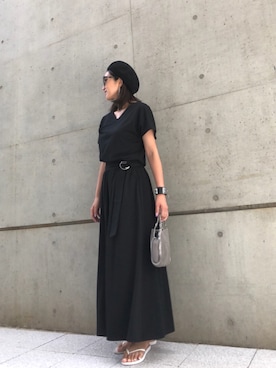 Beauty Youth United Arrows ビューティアンドユースユナイテッドアローズ の Web限定 By ベルト付きカットソー マキシワンピース ワンピース Wear