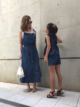 「キッスコーデ」｜「アイテム（ワンピース/ドレス）」を使った、Ameri★さん（レディース・164cm）の夏コーディネート