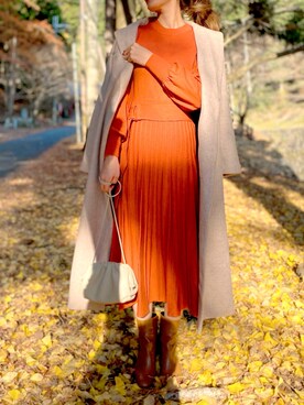 「URBAN RESEARCH ROSSO WOMEN（アーバンリサーチ　ロッソ）のアイテム（ブーツ）」を使った、Ameri★さん（レディース・164cm）の冬コーディネート
