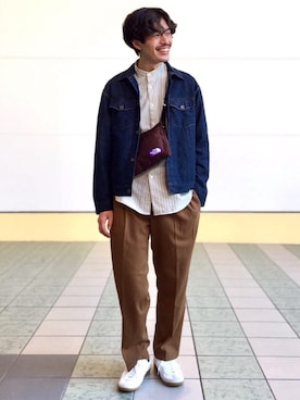 「秋におすすめシャツ＆ブラウス スタイル」｜kyoperiskさん（メンズ・175cm）の秋コーディネート