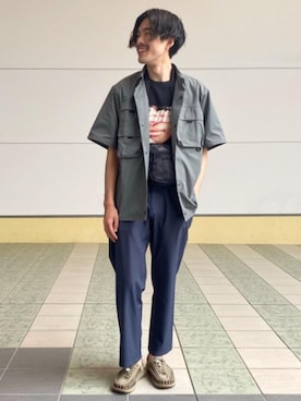 「【全社タグに統合】Relax」｜kyoperiskさん（メンズ・175cm）の春コーディネート