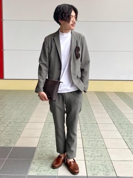 「【全社タグに統合】Relax」｜kyoperiskさん（メンズ・175cm）の春コーディネート